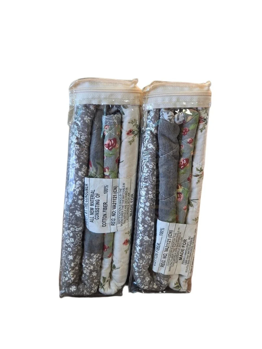 Jessica Simpson Floribunda King Shams Set 2 Floral Patchwork Cotton NIP